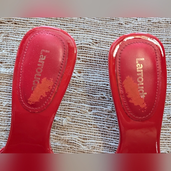 Larroude • Greta Mule in Scarlett - Picture 4 of 6